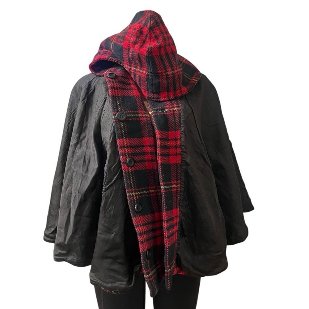 Pendleton virgin wool plaid cape - Picture 5 of 6